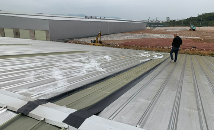 黄埔厂房屋面防水维修案例